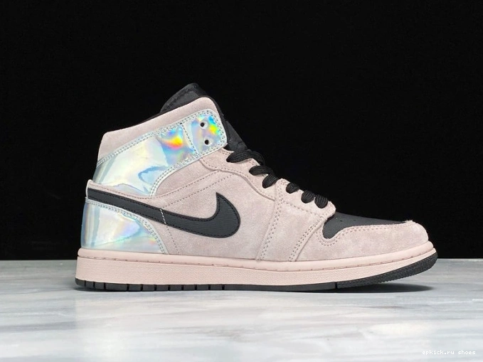 Rep Iridescent Powder Jordan Mid Air Dirty (W) BQ6472-602 1 0729
